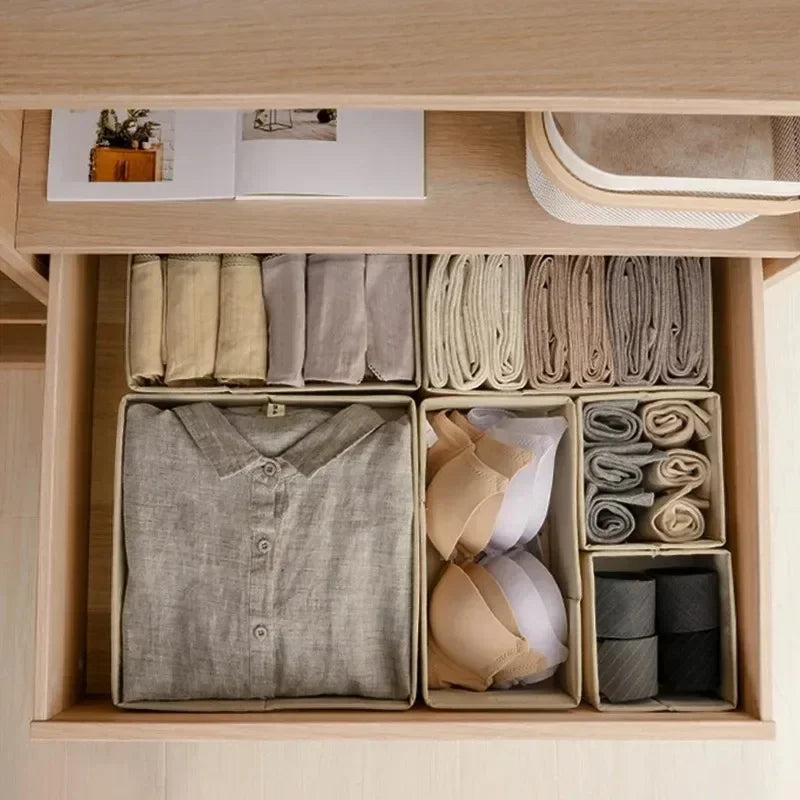 Organisateur de sous vêtements pliable