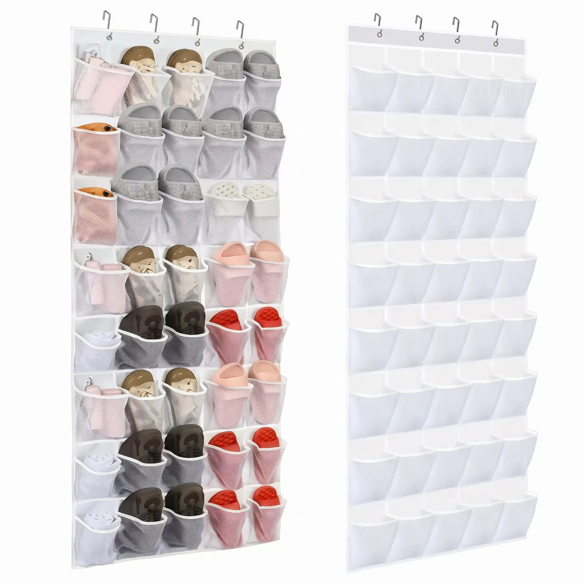 support étagère à chaussures suspendu 40 grilles banc
