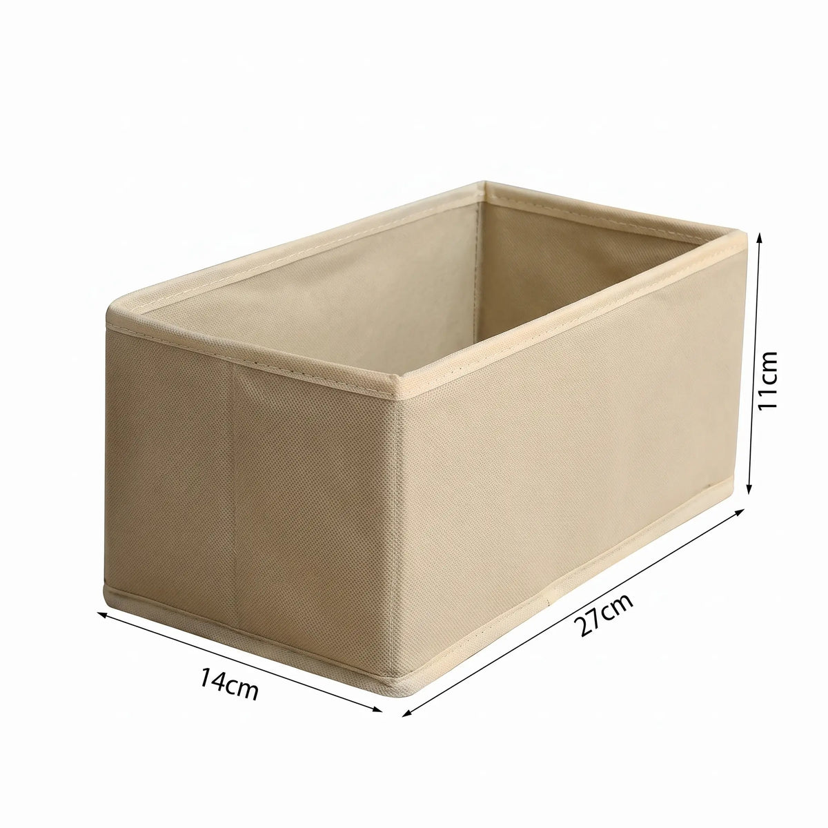 Organisateur de sous-vêtements pliable beige M