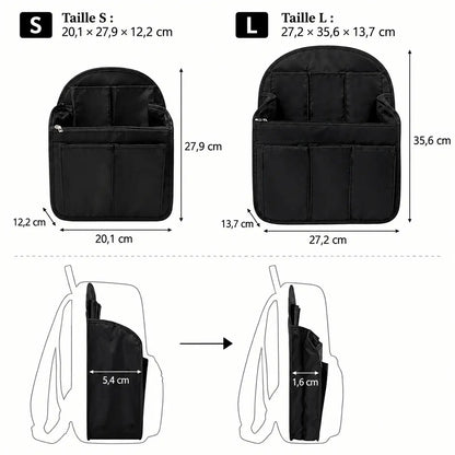 Organisateur sac à dos