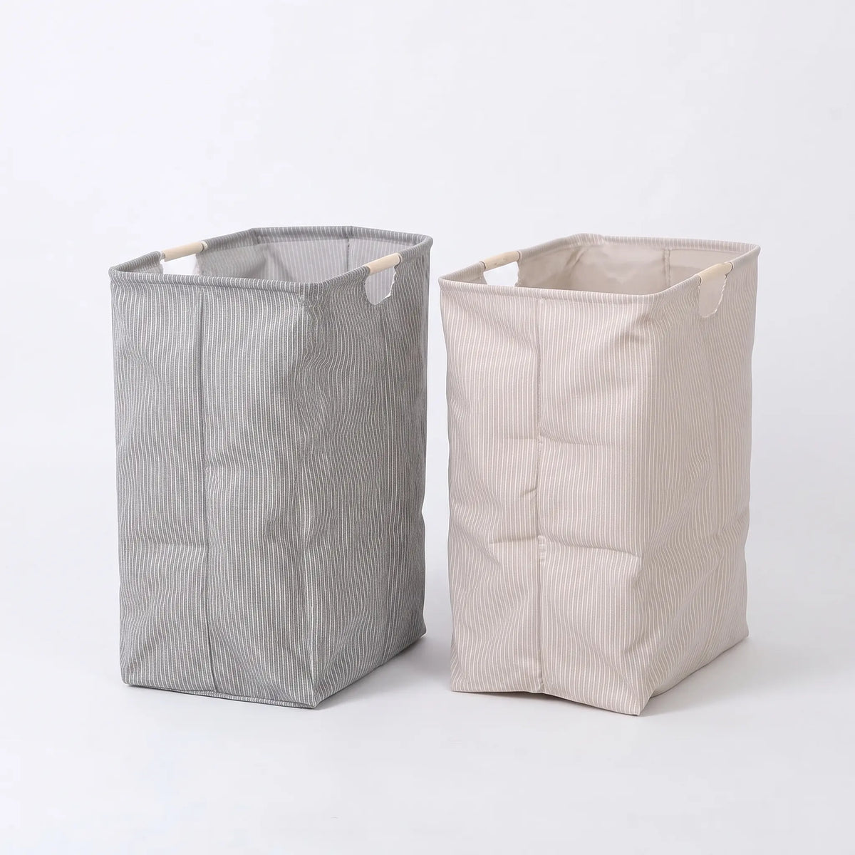 Panier de rangement imperméable gris et beige
