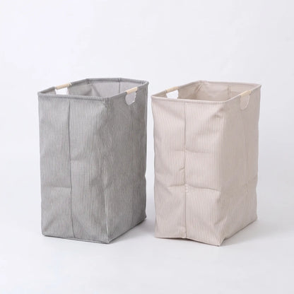 Panier de rangement imperméable gris et beige