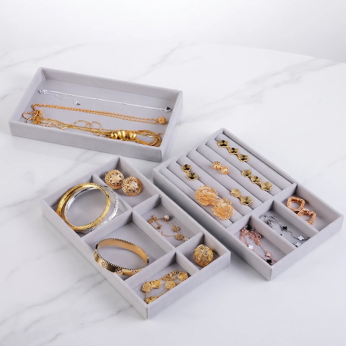 Plateaux de rangement pour bijoux