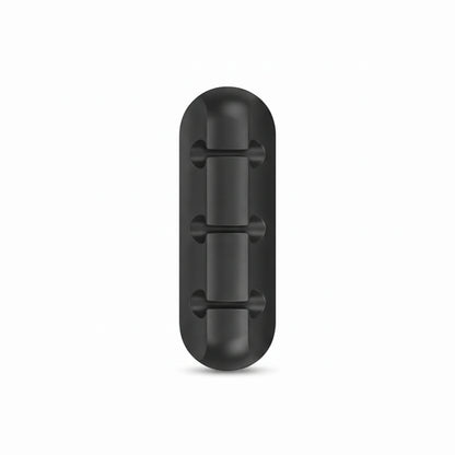 Range-câbles adhésif en silicone noir 3 emplacements