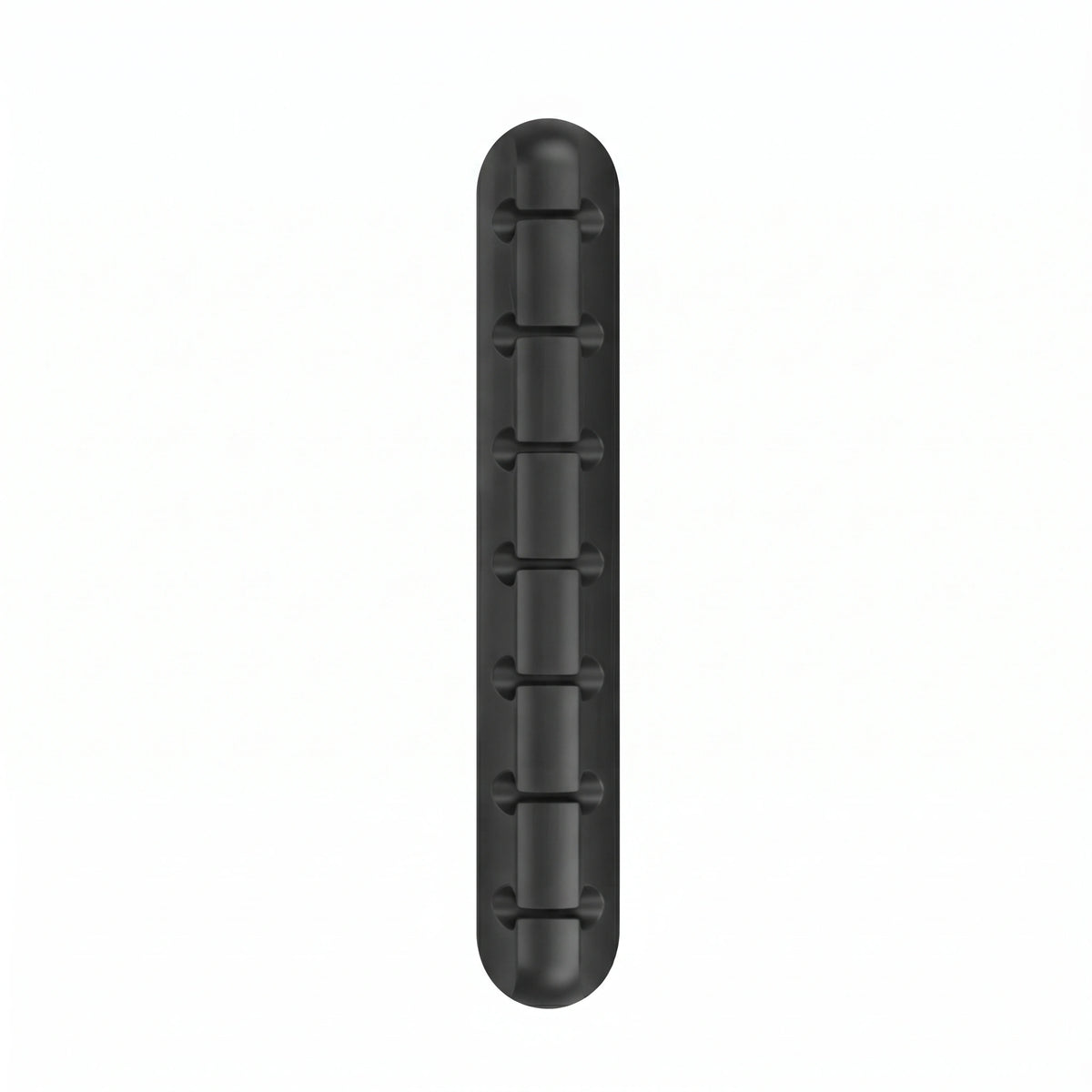 Range-câbles adhésif en silicone noir 7 emplacements