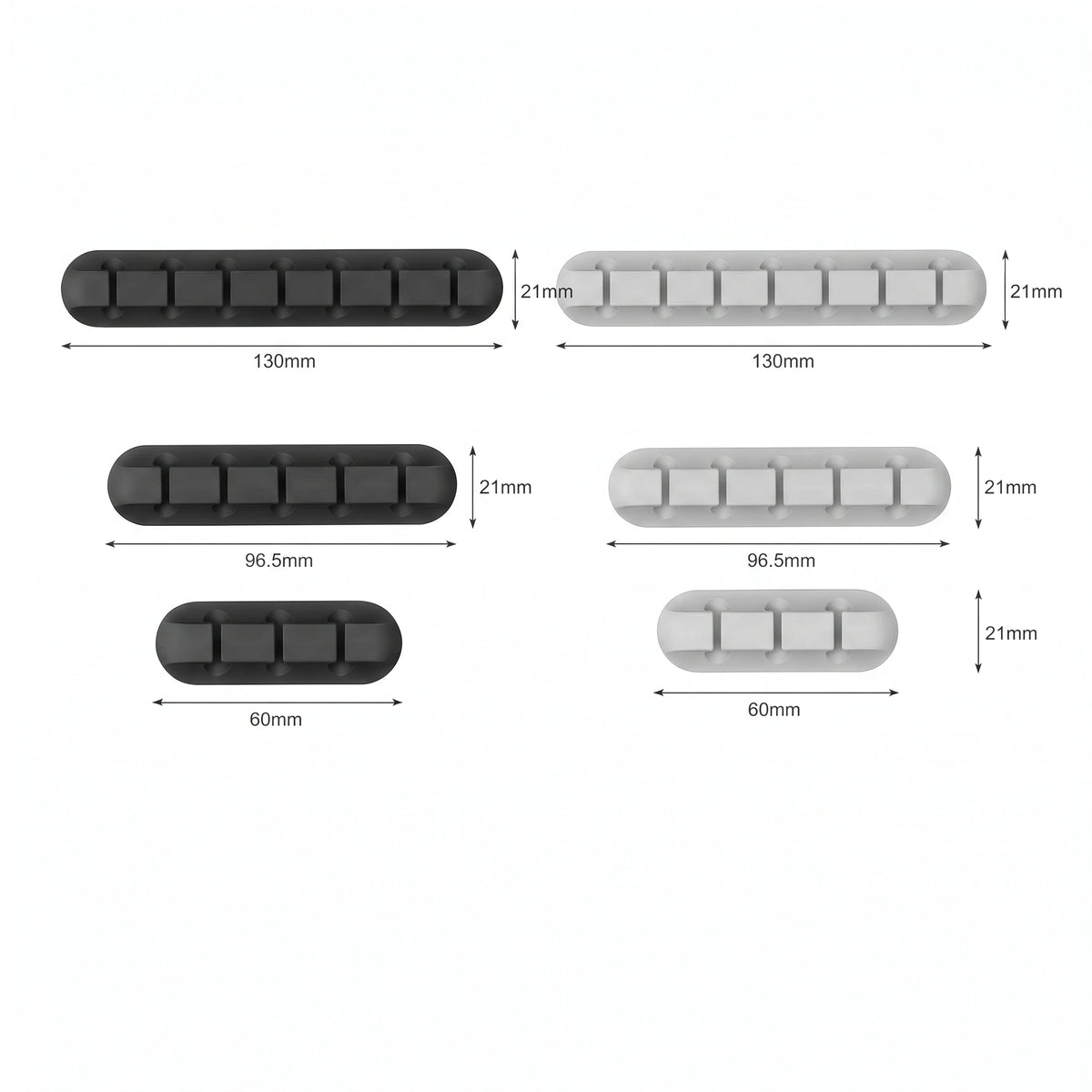 Range-câbles adhésif en silicone