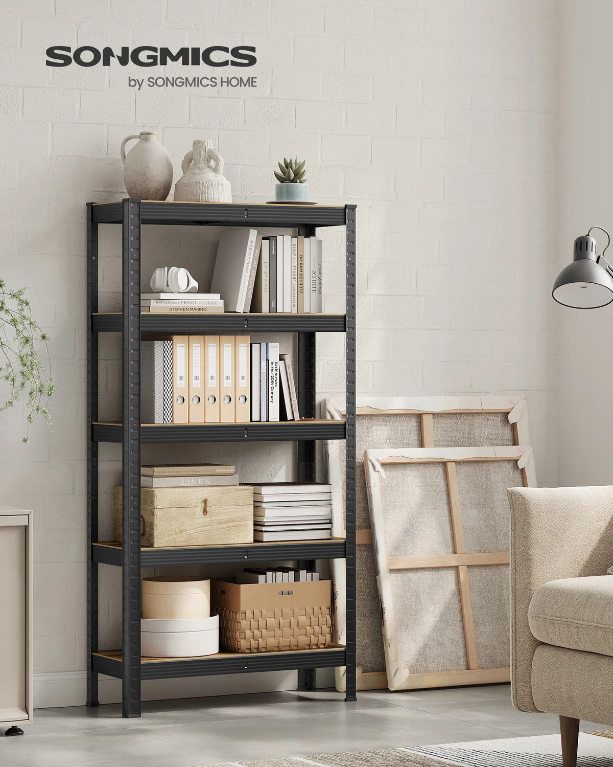 étagère de rangement à 5 niveaux