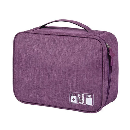 Sac de rangement multifonction pour valise violet
