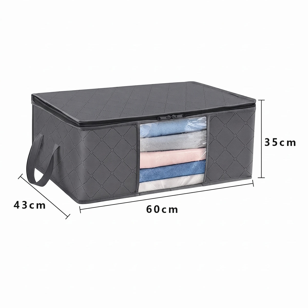 Sac de rangement pour vêtements de grande capacité 1 pièce 90L