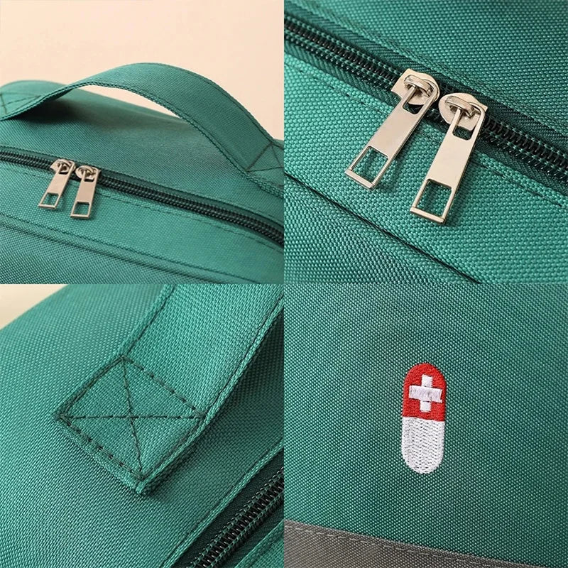 Sac médical organisateur de valise vert