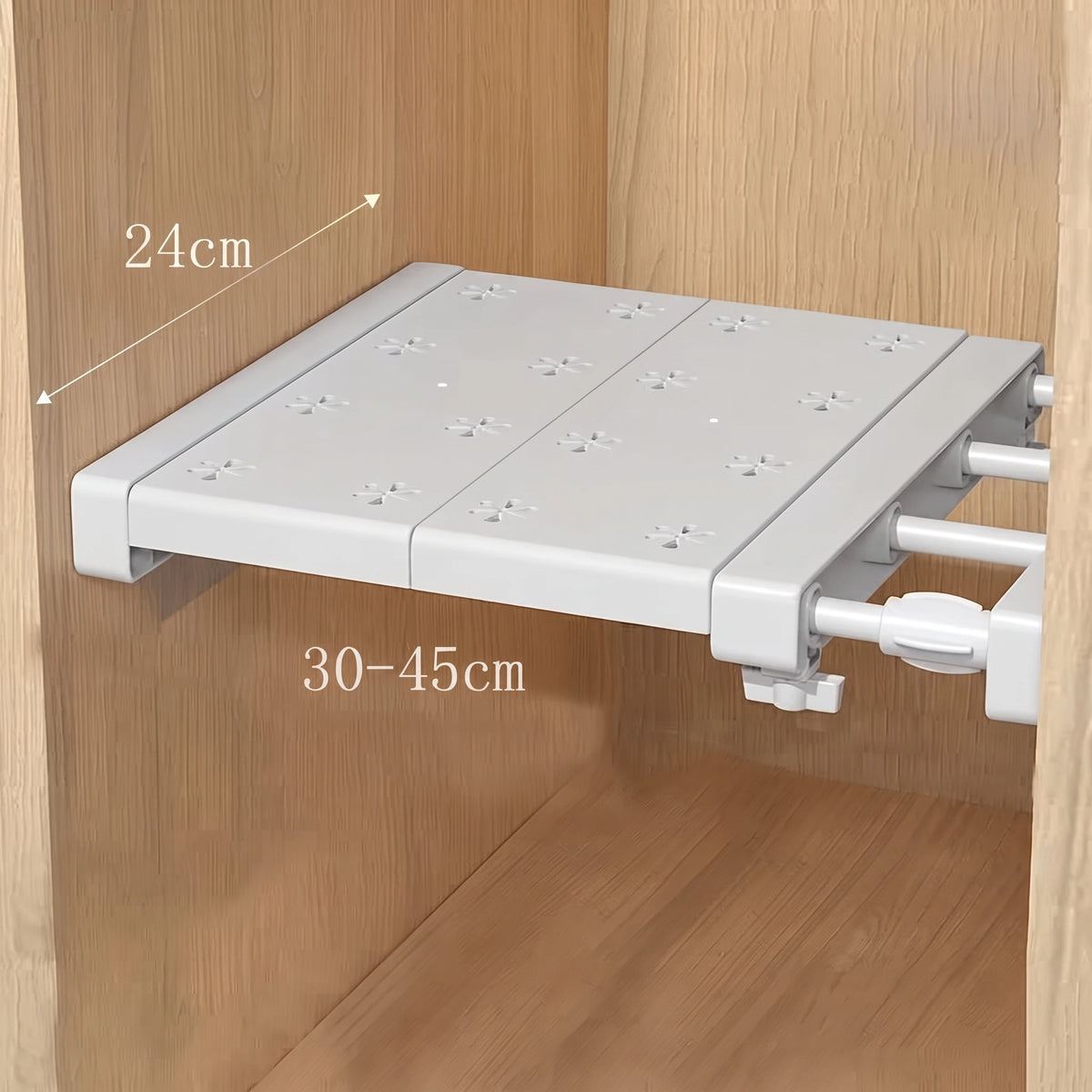 Séparateur extensible garde-robe 30-45cm