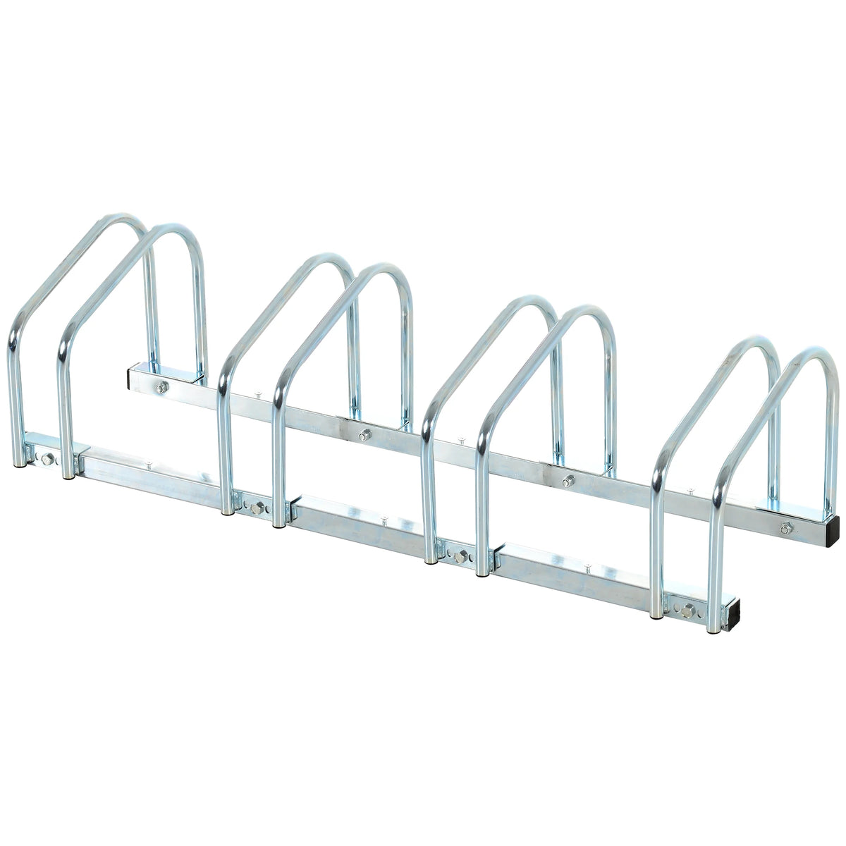 Support de vélo en acier gris