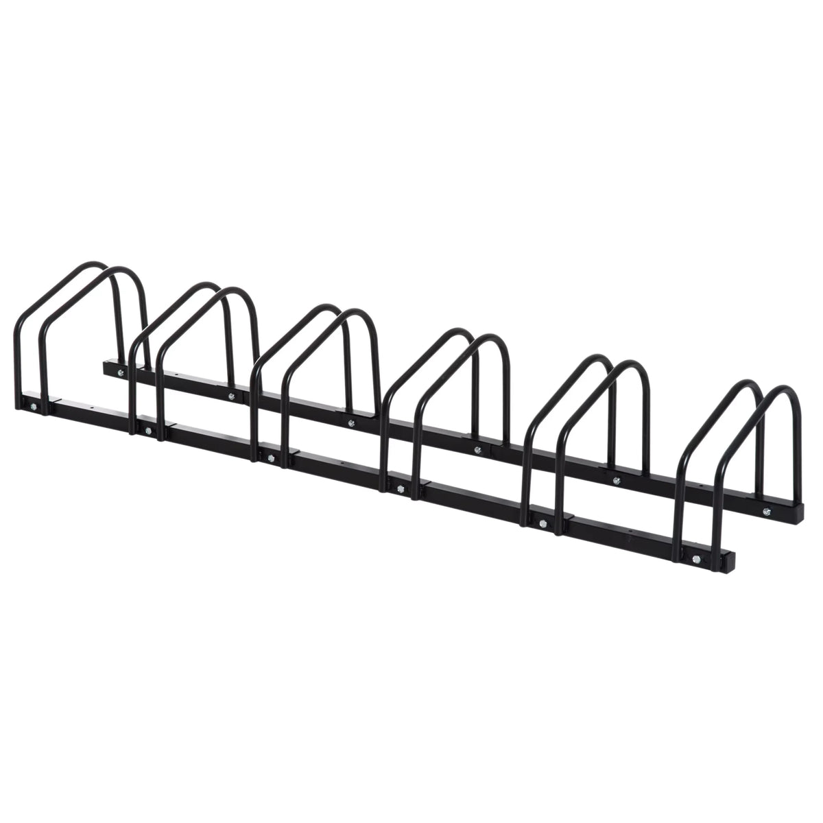 Support de vélo en acier noir 