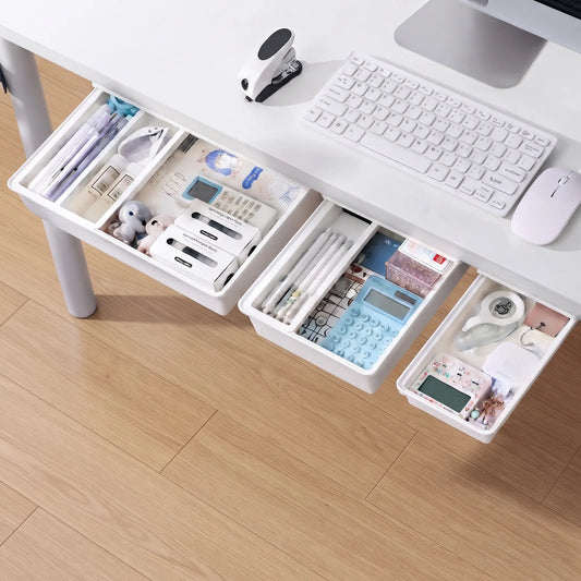 Tiroir de rangement sous bureau
