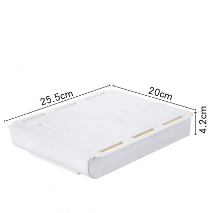 Tiroir de rangement sous bureau blanc L