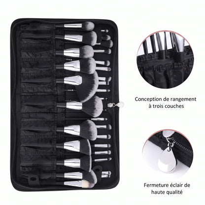 Trousse de maquillage multifonction 23 emplacements 