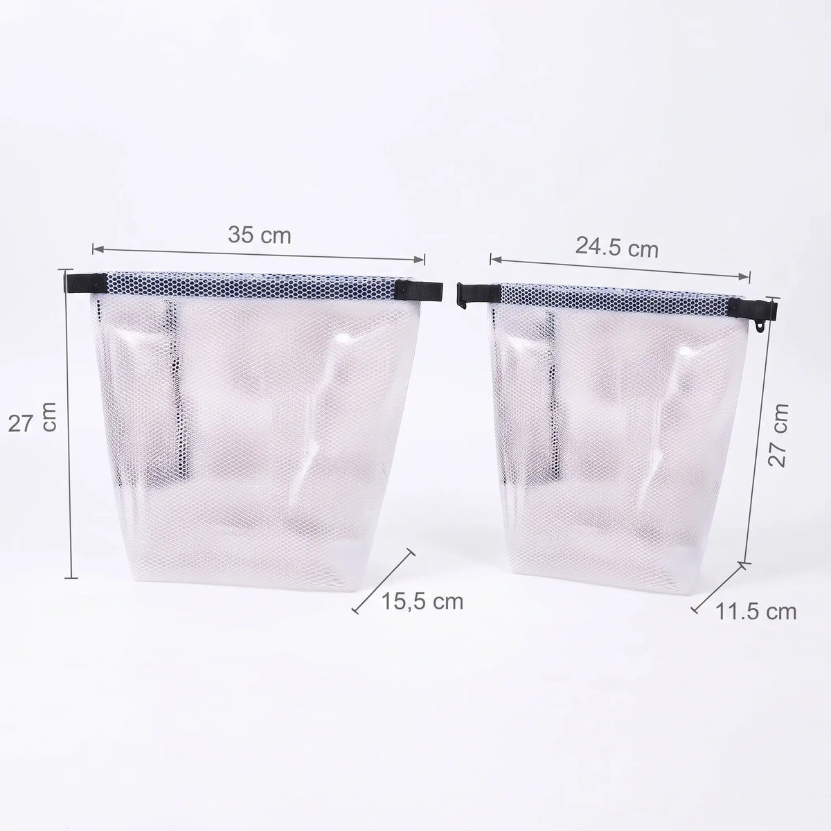 Trousse de toilette en maille imperméable blanc