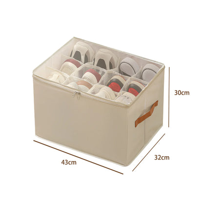 bac organisateur de chaussures blanc