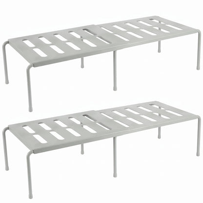 deux support pour chaussures extensibles gris