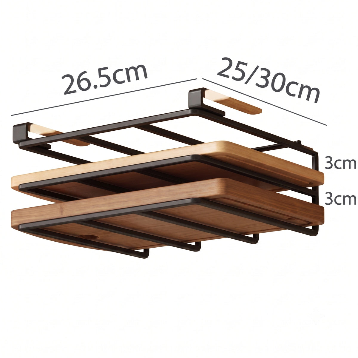 les dimensions support planche double capacité