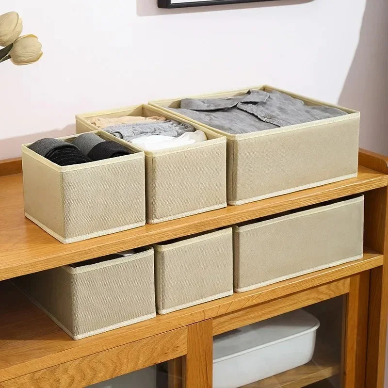 trois Organisateur de sous-vêtements pliable